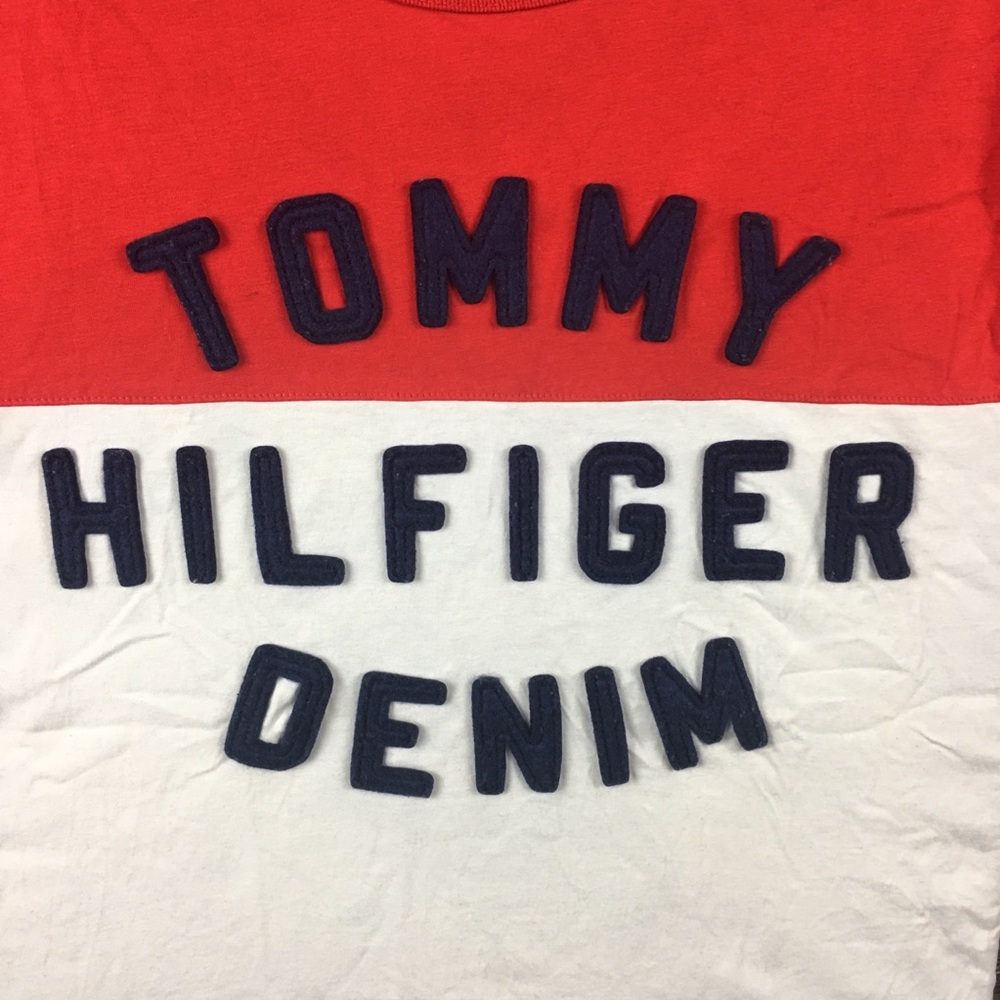 Tommy Hilfiger Color Block Logo Tshirt Size Small - image 2